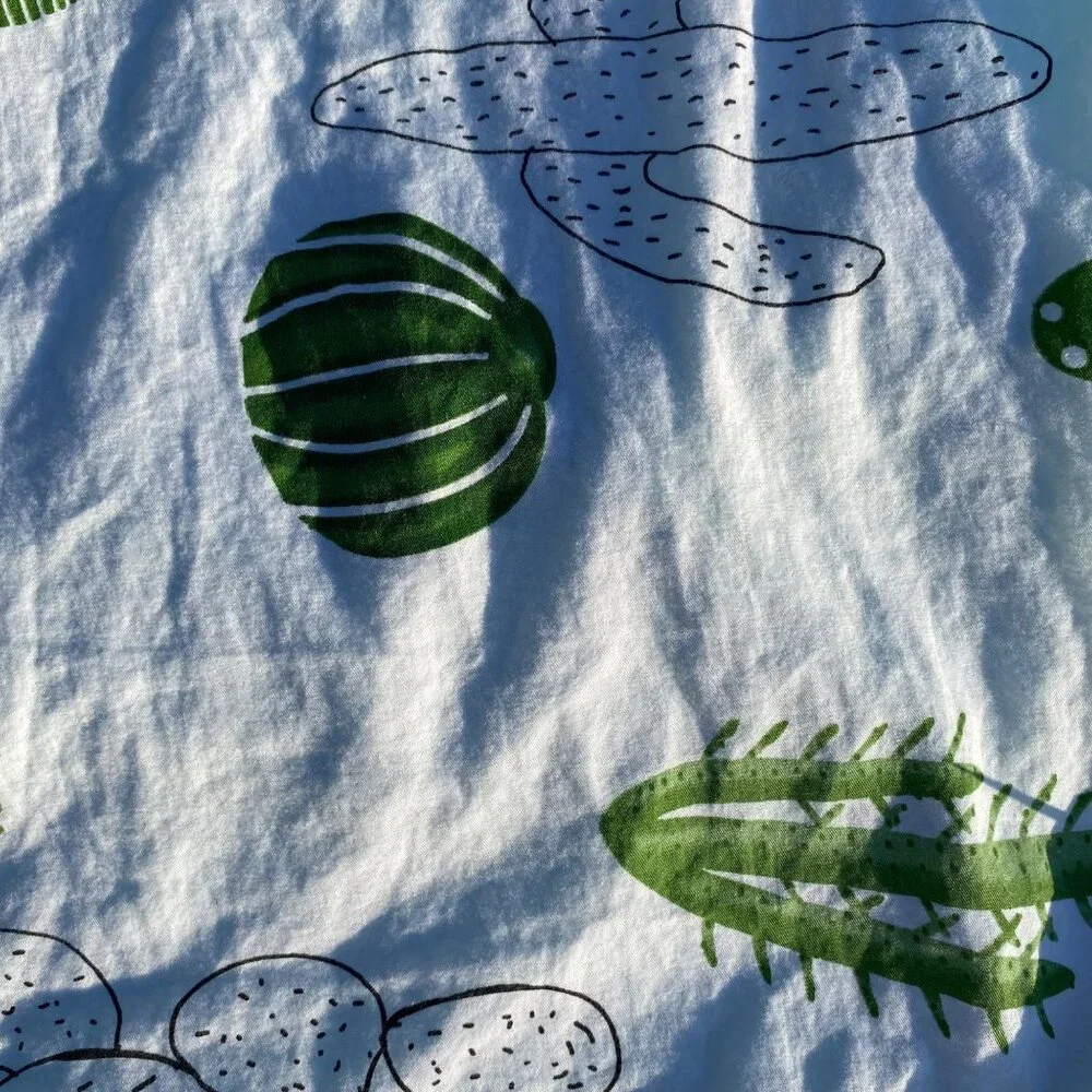 Bedding Collection green cactus duvet cover reversible cotton zip full Southwest